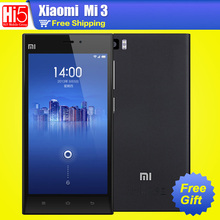 New Original Xiaomi M3 cell phone Mi3 WCDMA Quad Core Mobile Phone 2GB RAM 5” 1920*1080px 13mp Camera GPS 3G NFC