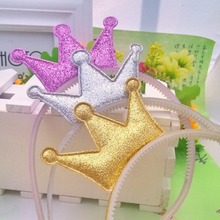 New Children Hair Accessories Lovely Crown Shaped Headband Princess Baby Hair Band Children Accessories Cute Hair Band