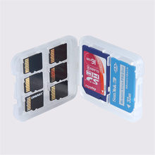Best Price 8 in 1 High Quality Plastic Micro for SD SDHC TF MS Memory Card Storage Case Box Protector Holder