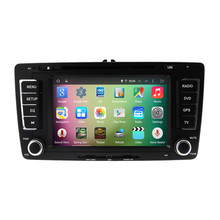 7″ Android 5.1.1 Quad Core Car Stereo Audio Autoradio Head Unit Headunit for Skoda Octavia 2013 3G WIFI DVR Bluetooth Handsfree