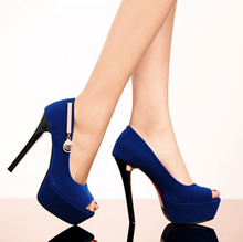 New 2016 women pumps sexy high heels shoes woman party designer wedding shoes sapatos femininos peep toe platform shoes sandals