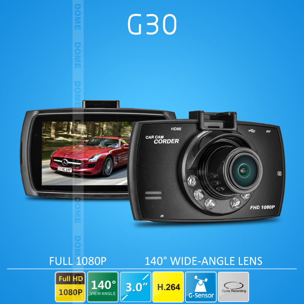 Купить G30 Авто видеорегистратор 1080p полное hd 30 fps kamera 140 град ...