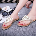 New Arrived Summer Sweet Sandale Femmes Sexy Luxurious Rhinestone Shine Women Wedding Flip Flops Gold Silver