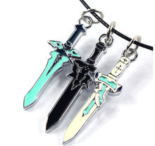 SST* ( Sword Art Online ) Japanese anime Necklace Classic Kirito Asuna Mini swords Anime Weapons Birthday gift Cosplay Boy Toy +