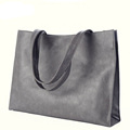 Occident Style Ladies Tote 2016 Fashion New Simple Hand Bag Solid Color Plain Large Bag Retro