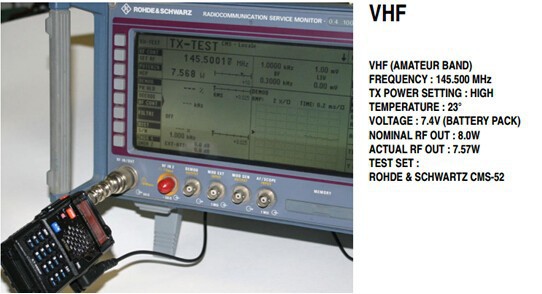 test vhf