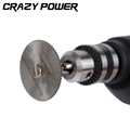 CRAZY POWER 6PC HSS Mini Circular Saw Blades Cutting Disc Dremel Accessories for Wood Aluminum Cutting