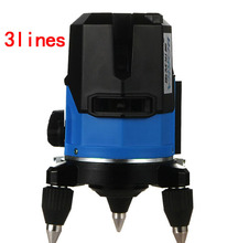 Borka 3 líneas 2V1H red 3 puntos 1 mm / 5 m línea láser de precisión cross line laser rotary nivel laser 360 degree autonivelante nivel láser
