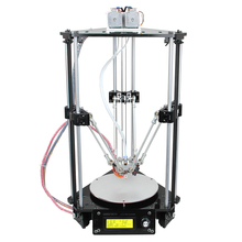 Newest Upgraded Dual Delta Rostock Mini G2s 3D Printer Double Nozzles DIY Kits LCD2004