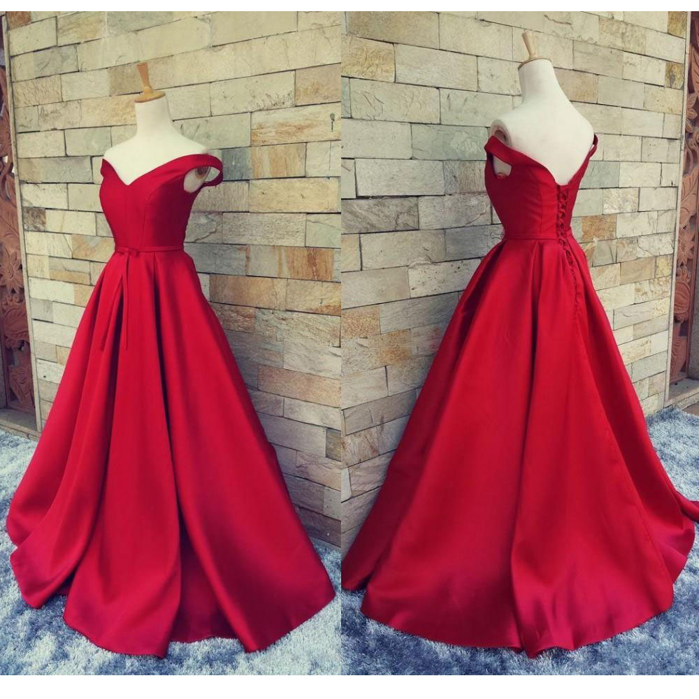 prom dress high neck red overlay
