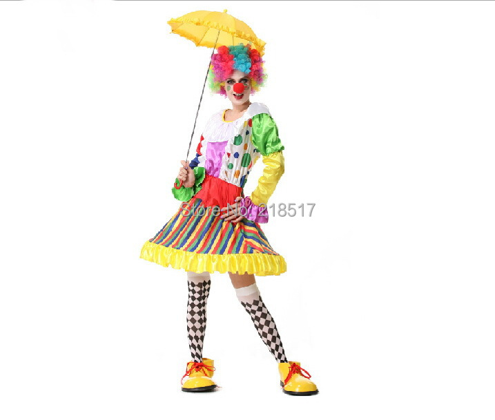 Halloween costume Cosplay dress The Clown Costume Halloween Carnival Cospla...