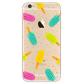 Korea Design Cute Animals Fruits FoodS Clear Back Cover Skin Case For iphone6 6s 4 7