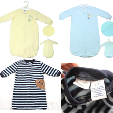 Cute Sleep Sack For Newborn baby Sleeping Bag Polar Fleece Infant Clothes style sleeping bags Sleeve Romper for 0-9M gigoteuse