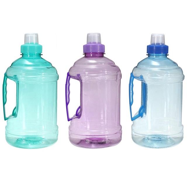 1L / 2L питья пластиковые большой большая бутылка воды для спорта пикник велосипед BPA бесплатно