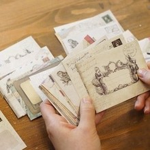 12 штук Мини Симпатичные Ancien бумаги Конверт ретро Урожай Европейский стиль для карты скрапбукинг подарков Бесплатная доставка 804