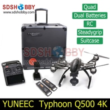 Yuneec Typhoon Q500 – 4K Camera – Handheld Gimbal ST10 10ch 5.8G FPV Double Battery and Case
