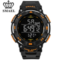 SMAEL brand led digital watches men sports 50M waterproof watch large dial hours military luminous wristwatches