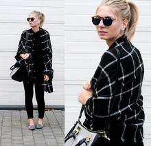 2016 za Scarf Women Tartan scarves Tartan Plaid Scarf Beige Cozy Checked Blanket Oversized Wrap Shawl