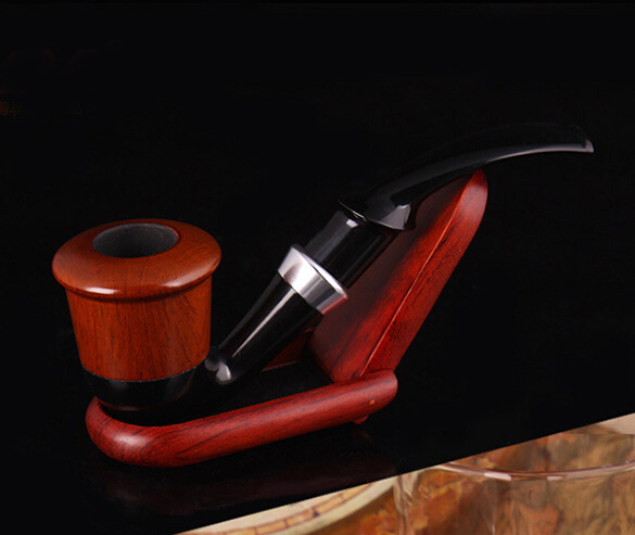 High grade Smoking Tobacco Pipes Curved loop filter Wooden Fashion Gift Easy to clean Smoking accessories