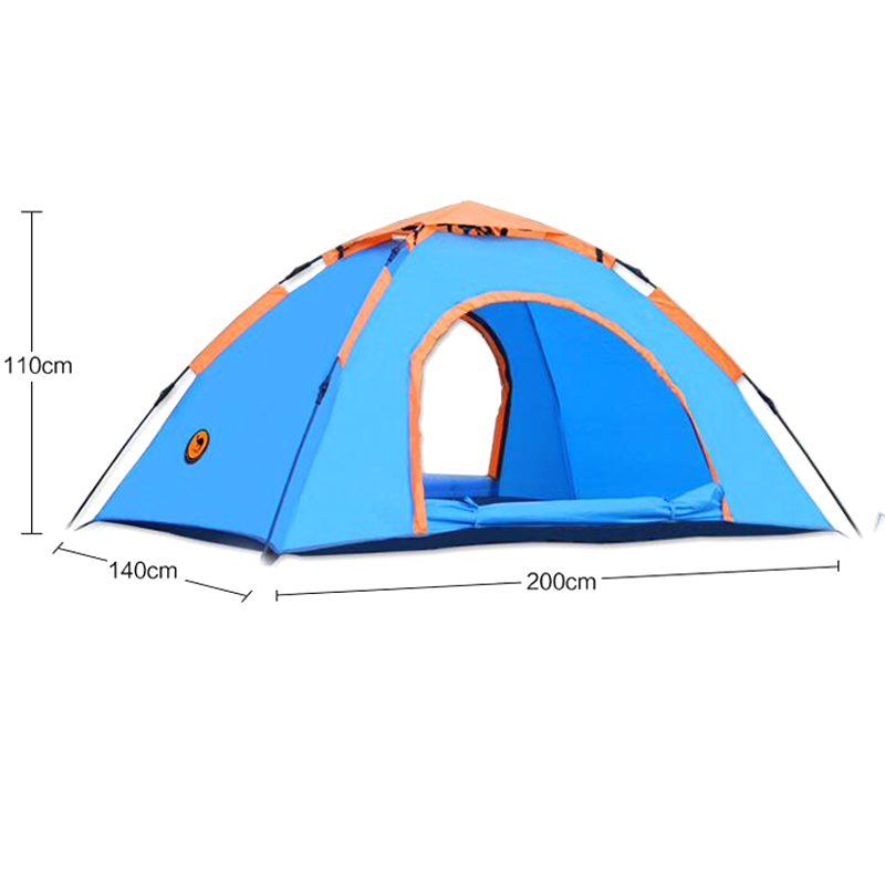 Speed Automatic Open Tent Outdoor Tent 1-2 People Camping Family Double Single Rain Camping 2015 Genuine Special Outdoor  ZP026