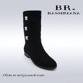 BASSIRIANA New Winter Snow Boots First Layer Of Matte Leather