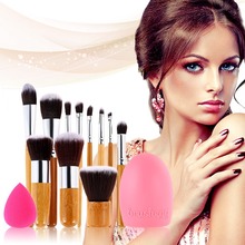 11pcs Professional Cosmetics Makeup Brushes Set Beauty Naked Eyebrow Blending Kabuki Foundation Brush Kit Pincel Maquiagem