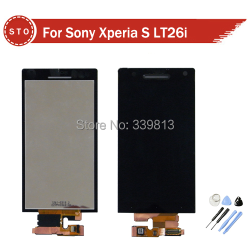 5pcs/lot Original For Sony Ericsson Xperia S LT26 LT26i ST26 LCD Display Touch Screen Digitizer Assembly +Tools Free shipping