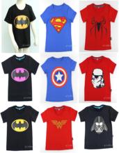 2015 New!children clothes boys girls unisex t shirt multicolor superhero costume t-shirts 100% cotton children’s t-shirt
