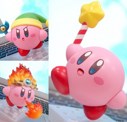 10cm Q version Kirby Popopo action figure toys collection christmas toy doll with box Free shipping