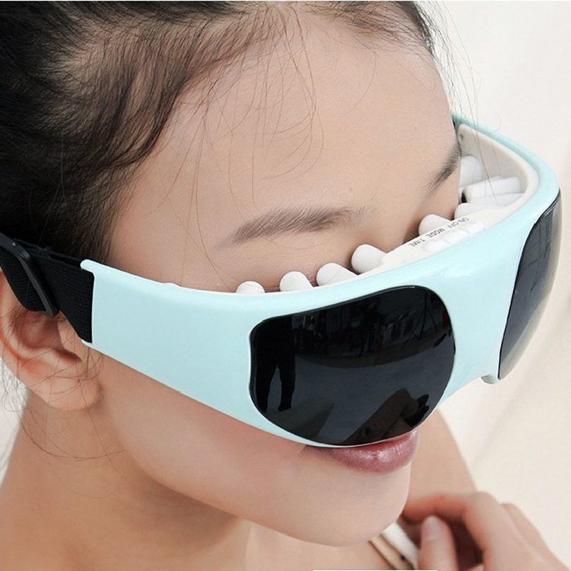 New Magnet Dots Eye Mask Massage Tools Eyes Care Health Electric Eye Massager Vibration Alleviate Fatigue