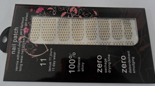 2015 New Brand 16pcs False Nails Patch Fingernails Nail Sticker Black Skull Sticker Manicure B508