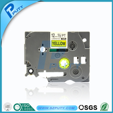 Laminated black on yellow tze label tape tze 631 tze-631compatible for p-touch label printer