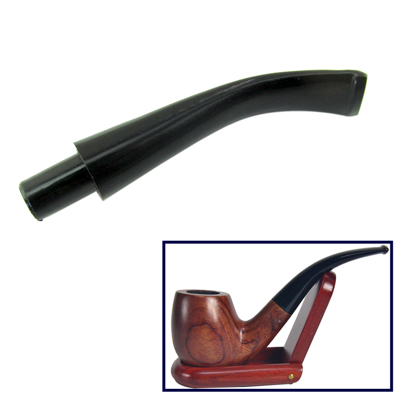 DIY Pipe Stem Mouthpiece Bent Taper 9mm Filter with Activate Carbon