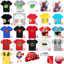 HOT 2016 New children clothes boys girls unisex t shirt cartoon Minions kids short sleeve t-shirts 100% cotton