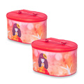 Fashion Cartoon Large And Small Combination Cosmetic Bag Stain resistant High Quality Storage Bag Women Girl