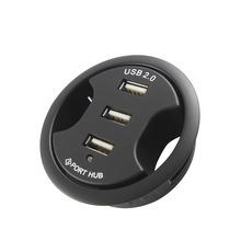 Factory direct USB2.0 2.0 HUB round 3 computer desk USB HUB extended one for three