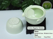 Chinese Dehua Famous Brand Ceramic Teapot Matt Glaze Porcelain Gaiwan Travel Tea Cups Set Fine Bone