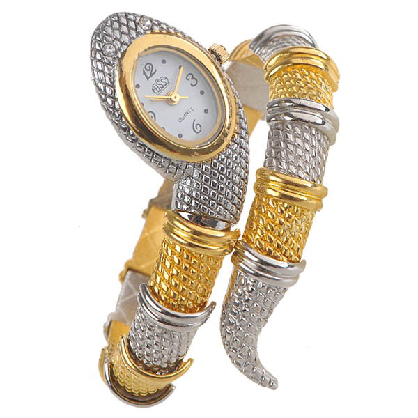 montre bracelet forme serpent