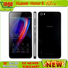Original Huawei Honor 6 honor 6 plus Mobile phones Dual Sim WCDMA 4G LTE Octa Core