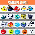 Free Shipping 20 pcs lot Lovely Cartoon Animal Bird Tennis Racket Vibration Dampener