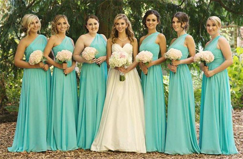 Compare Prices on Green Bridesmaid Dress One Shoulder- Online ...