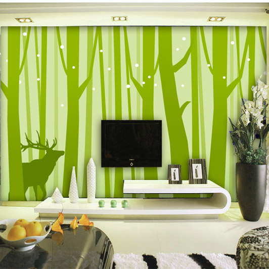 Online krijg goedkoop behang groen gestreepte aliexpress.com ... Woonkamer behang gestreept