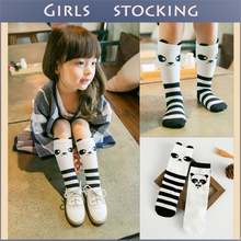 Hot Sale 2D 3D Pandas Pattern Cute Kids Stockings Kawaii Girls Boys Stockings Baby Leg Warmers