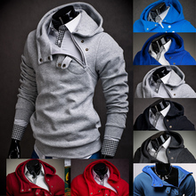 2016 Hoodies Men Sudaderas Hombre Hip Hop Mens Brand 7 Color Stitching Hedging Hoodie Sweatshirt Sport Suit Slim Fit Men Hoody