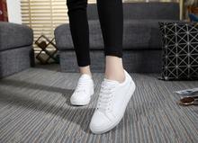 2016 New Women’s fashion white Shoes Ladies wihte black Casual gym shoes for woman zapatillas deportivas mujer NY13