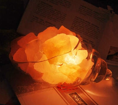 Home accessories ornaments natural crystal salt lamps salt lamps Table large conch gift-in Metal ...