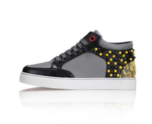 2015 new arrival rivets famous brand royaums shoes men lace up genuine leather casual shoes outdoor