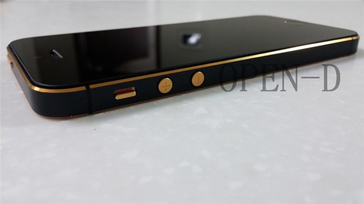 OPEN-D black gold edge iphone5 housing 03