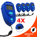 4 pieces x Digital Mini Car Painting Thickness Tester Paint Thickness Meter Coat Coating Thickness Gauge