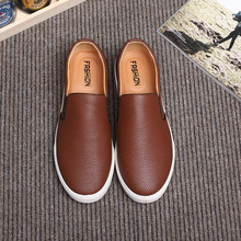 New 2016 font b Men b font font b Shoes b font Casual Black Leather font